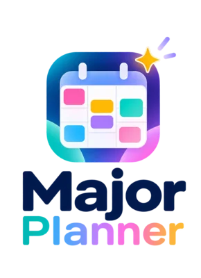 Major Planner — emploi du temps et révisions